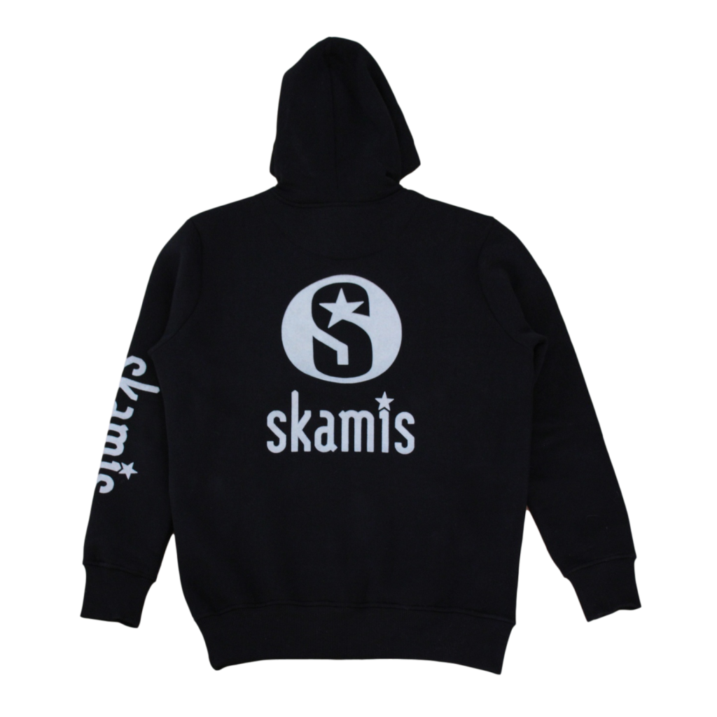 Hoodie Crew Schwarz Skamis Skateboards Garments